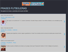 Tablet Screenshot of frases-futboleras.blogspot.com