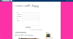 Desktop Screenshot of iwearisellihappy.blogspot.com