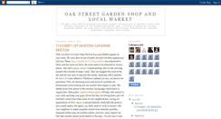 Desktop Screenshot of oakstreetgardenshopandlocalmarket.blogspot.com