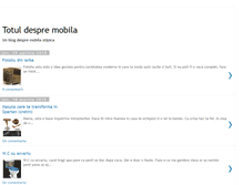 Tablet Screenshot of mobila-constanta.blogspot.com