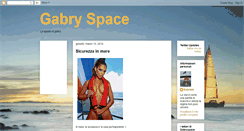 Desktop Screenshot of gabryspace.blogspot.com