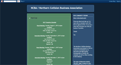 Desktop Screenshot of northerncollisionbusinessassociation.blogspot.com