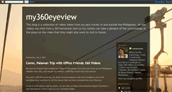 Desktop Screenshot of my360eyeview.blogspot.com
