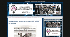 Desktop Screenshot of nodogenero-actualidad.blogspot.com
