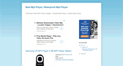 Desktop Screenshot of best-mp3-player.blogspot.com