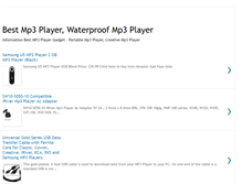 Tablet Screenshot of best-mp3-player.blogspot.com