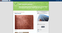 Desktop Screenshot of gdpfazendohistoria.blogspot.com