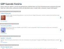 Tablet Screenshot of gdpfazendohistoria.blogspot.com