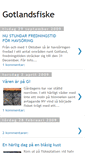 Mobile Screenshot of fiskefantast-gotlandsfiske.blogspot.com