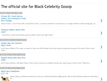Tablet Screenshot of blackcelebritygossip4.blogspot.com