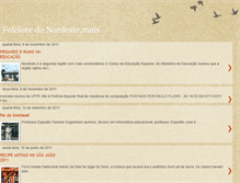 Tablet Screenshot of folcloredonordeste.blogspot.com