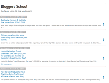 Tablet Screenshot of bloggersschool.blogspot.com
