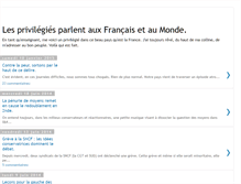 Tablet Screenshot of lespriviliegiesparlent.blogspot.com
