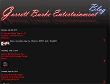 Tablet Screenshot of garrettburkeent.blogspot.com