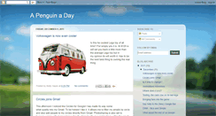 Desktop Screenshot of apenguinaday.blogspot.com