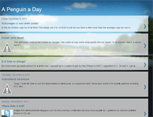 Tablet Screenshot of apenguinaday.blogspot.com