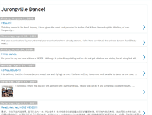 Tablet Screenshot of jurongvilledanc-e.blogspot.com