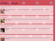Tablet Screenshot of eltallerdeminguita.blogspot.com