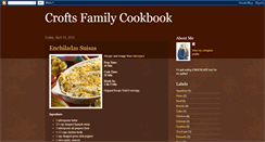 Desktop Screenshot of croftsfamilycookbook.blogspot.com