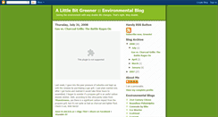 Desktop Screenshot of alittlebitgreener.blogspot.com