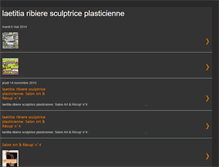 Tablet Screenshot of laetitiaribieresculpteur.blogspot.com