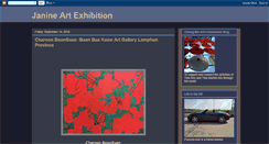 Desktop Screenshot of janineartexhibition.blogspot.com