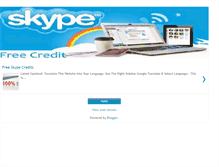 Tablet Screenshot of free-skypecredits.blogspot.com