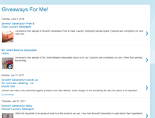 Tablet Screenshot of giveawaysforme.blogspot.com