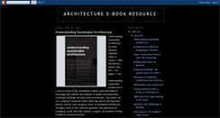 Desktop Screenshot of cheap-archi-ebook.blogspot.com