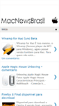 Mobile Screenshot of macnewsbrasil.blogspot.com