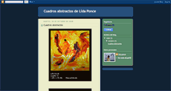 Desktop Screenshot of cuadrosabstractoslidaponce.blogspot.com