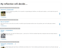 Tablet Screenshot of myreflectionwilldecide.blogspot.com