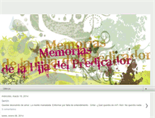 Tablet Screenshot of lahijadelpredicador.blogspot.com