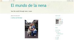 Desktop Screenshot of elmundodelanena.blogspot.com