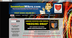 Desktop Screenshot of investasimikro.blogspot.com