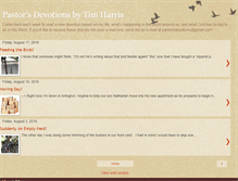 Tablet Screenshot of pastorsdevotion.blogspot.com