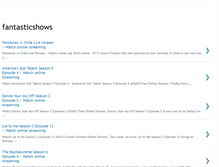 Tablet Screenshot of fantasticshows.blogspot.com