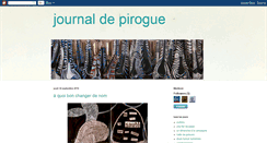 Desktop Screenshot of journaldepirogue.blogspot.com