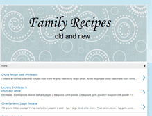 Tablet Screenshot of familyrecipesoldandnew.blogspot.com