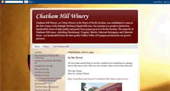 Desktop Screenshot of chathamhillwinery.blogspot.com