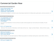 Tablet Screenshot of commercial-garden-hose.blogspot.com