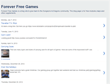 Tablet Screenshot of foreverfreegames.blogspot.com