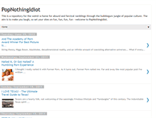 Tablet Screenshot of popnothingidiot.blogspot.com