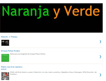 Tablet Screenshot of naranja-y-verde.blogspot.com
