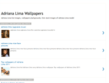 Tablet Screenshot of adriana-lima-pics.blogspot.com