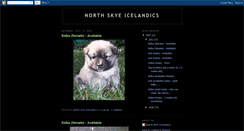 Desktop Screenshot of northskyeicelandics.blogspot.com