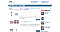 Desktop Screenshot of lyricstut.blogspot.com