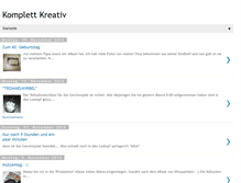 Tablet Screenshot of komplett-kreativ.blogspot.com