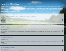 Tablet Screenshot of derechoromanoii.blogspot.com