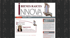 Desktop Screenshot of bienesraicesinnova.blogspot.com